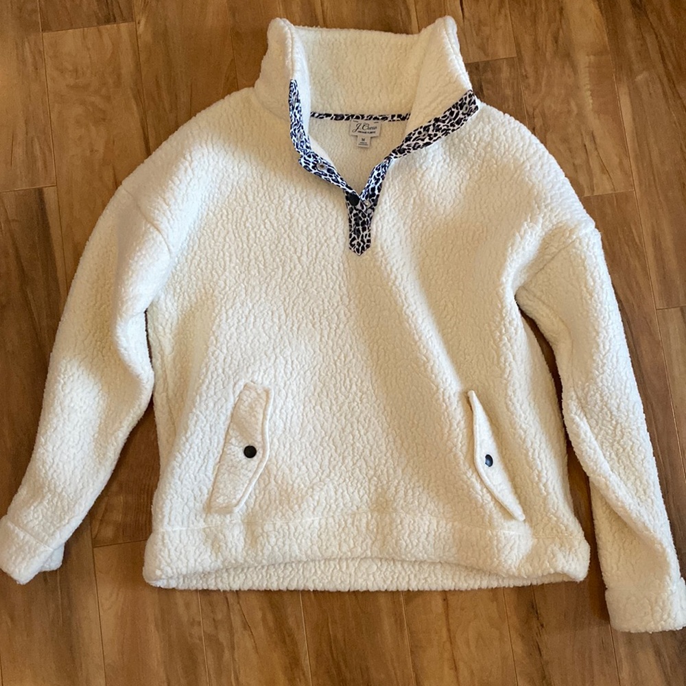 Jcrew cream fleece